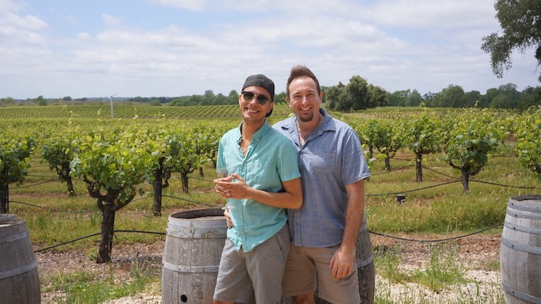 Anthony & Matt at Cooper Vineyards